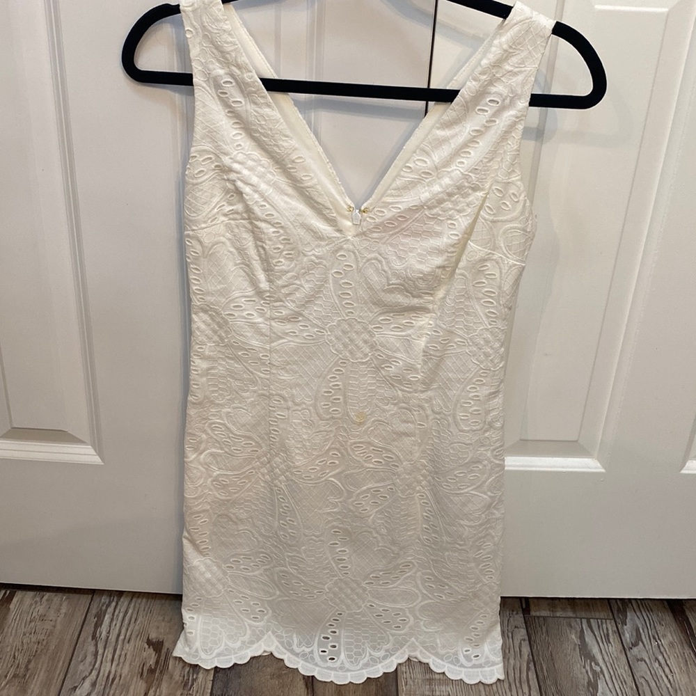 Lily Pulitzer White Lace Mini Dress